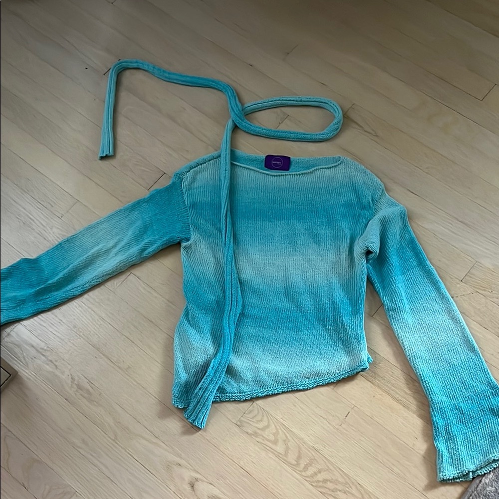 Blue Gradient Women's Sweater